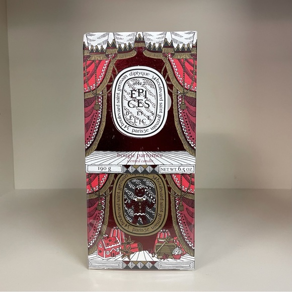 NIB DIPTYQUE “EPICES & DELICES” SCENTED CANDLE 6.5 oz Spice Ginger Holiday Paris - Picture 2 of 10